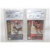 Image 1 : THE FINAL AUTHORITY PAIR OF GRADED CARDS