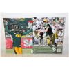 Image 1 : (2) UNVERIFIED SIGNED FOOTBALL PICTURES