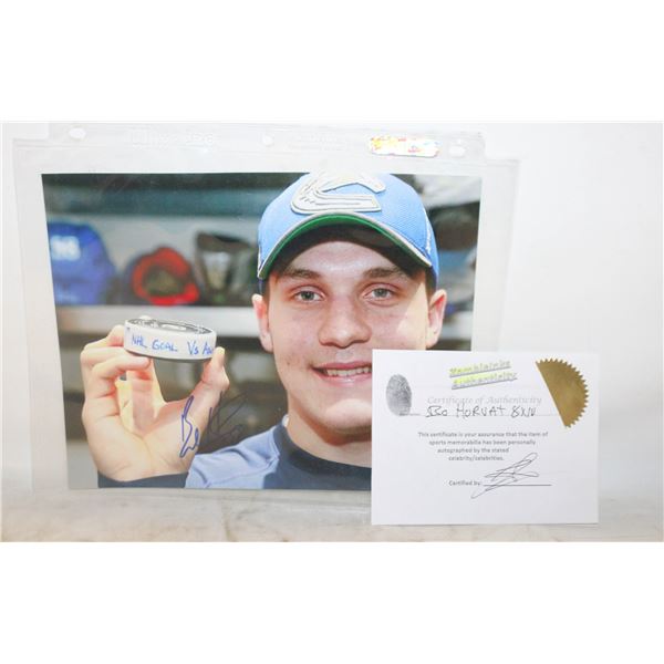 BO HORVAT SIGNED PICTURE 8" X 10" W/COA
