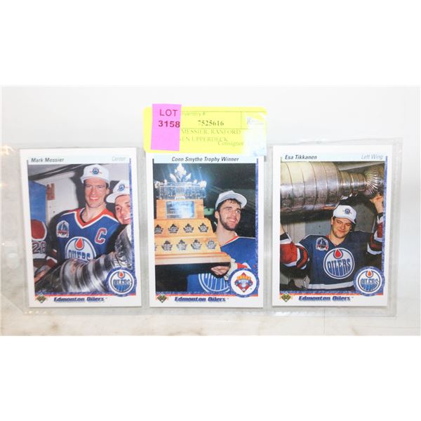 OILERS MESSIER, RANFORD TIKKANEN UPPERDECK