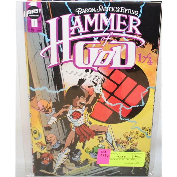 HAMMER OF GOD ALL 4 COMIC