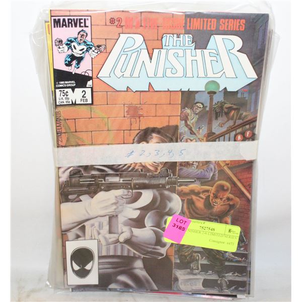 THE PUNISHER 2-6 LIMITED SERIES COMIC