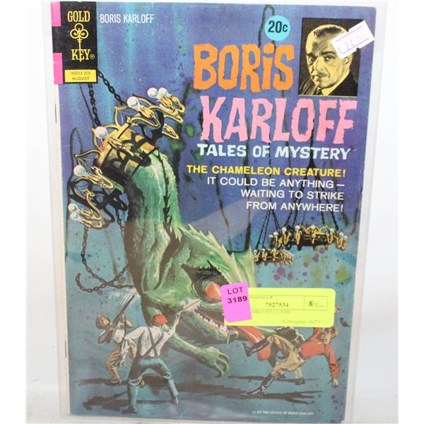 BORIS KARLOFF COMIC