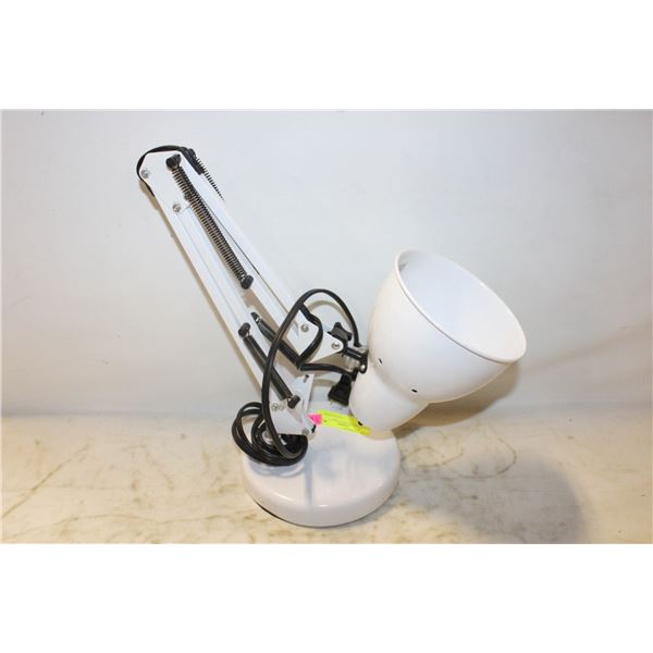 WHITE ADJUSTABLE LAMP