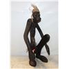 Image 1 : HAND CARVED WOODEN TIKI STATUE