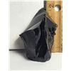 Image 1 : 13)  NATURAL BLACK OBSIDIAN 38.1 GRAM