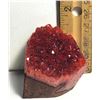 Image 1 : 7)  NATURAL 66.6 GRAM RED CRYSTAL