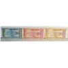 Image 1 : 5)  LOT OF 3 BANKNOTES FROM 1993