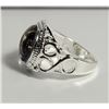 Image 2 : 20)  SILVER TONE SIZE 7 RING WITH