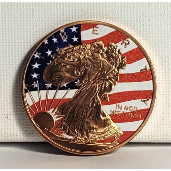 17)  ONE OUNCE OF COPPER WHICH IS