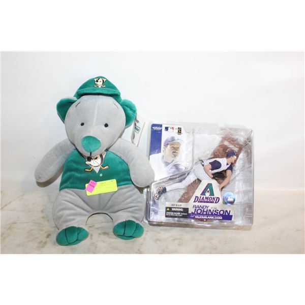 VINTAGE NHL MIGHTY DUCKS BEAR & MCFARLANE