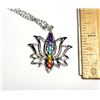 Image 1 : 29)  SILVER TONE WITH 7 CHAKRA