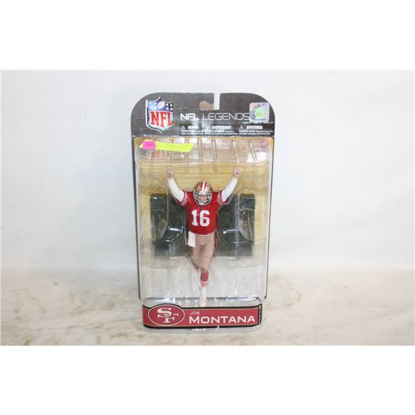 VINTAGE JOE MONTANA NFL LEGENDS MCFARLANE