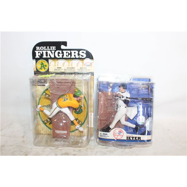 VINTAGE ROLLIE FINGERS & DEREK JETTER
