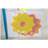 Image 1 : 5 DRESDEN PLATE BLOCKS FOR QUILTS, 8"X8"