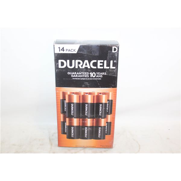 NEW DURACELL SIZE D BATTERIES 14 PACK