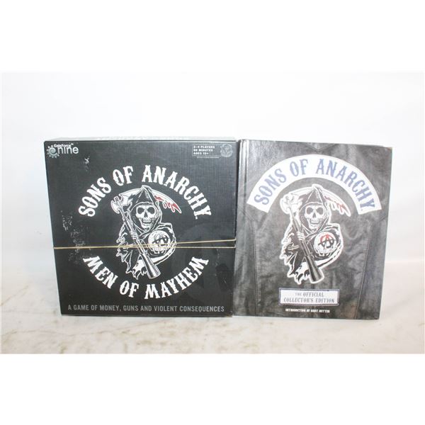 SONS OF ANARCHY BOOK & GAME