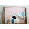 Image 1 : 7 PLASTIC CANVAS & 8 METALLIC YARN