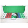 Image 1 : LARGE POKER SET IN METAL CASE