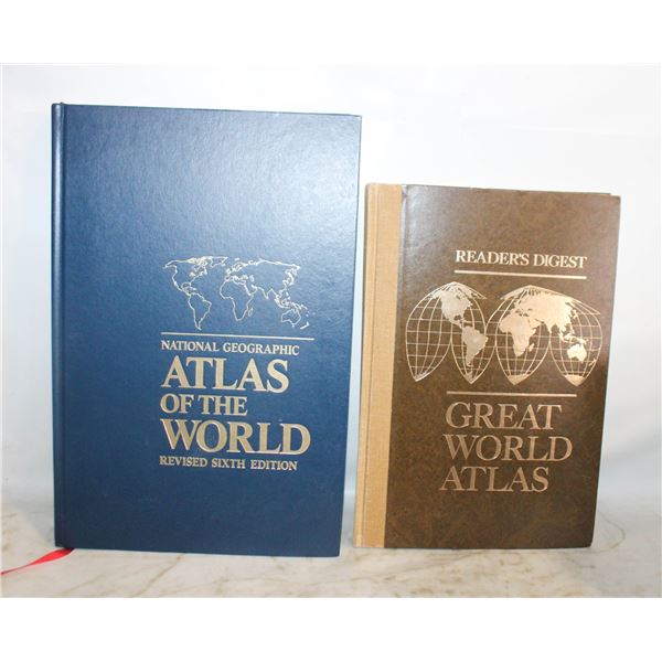 2 - XL WORLD ATLAS BOOKS