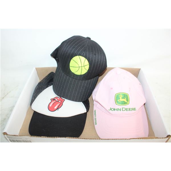 THREE BALLCAPS: ROLLING STONES,