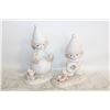 Image 1 : TWO PRECIOUS MOMENTS CLOWNS (6 AND 7 INCH)