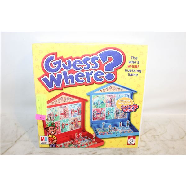 GUESS WHERE BOARD GAME