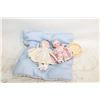 Image 1 : ARTISAN BISQUE PORCELAIN BABY DOLLS- SET OF 2