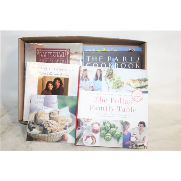 COOKBOOKS- HARDCOVER CONTEMPORARY- LOT OF 8