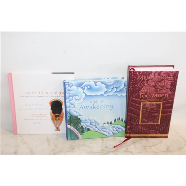 MEDITATION & YOGA BOOKS- SET OF 3