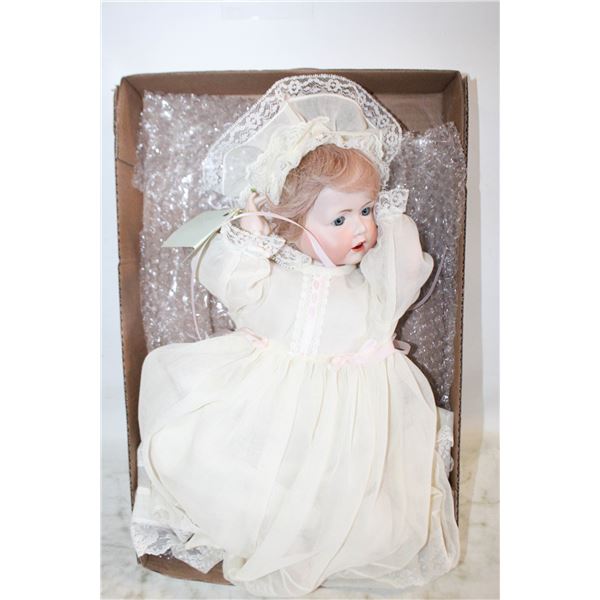 ARTISAN CRAFTED PORCELAIN "BABY HILDA" DOLL-