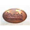 Image 1 : VINTAGE COPPER "LAST SUPPER" WALL PLAQUE