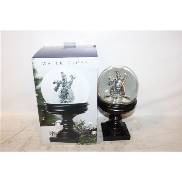 COSTCO WATER SNOW GLOBE WITH BLOWER FEATURE