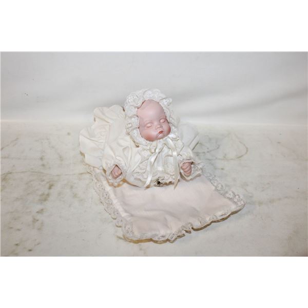 ARTISAN MUSICAL PORCELAIN "SUGAR BRITCHES" DOLL