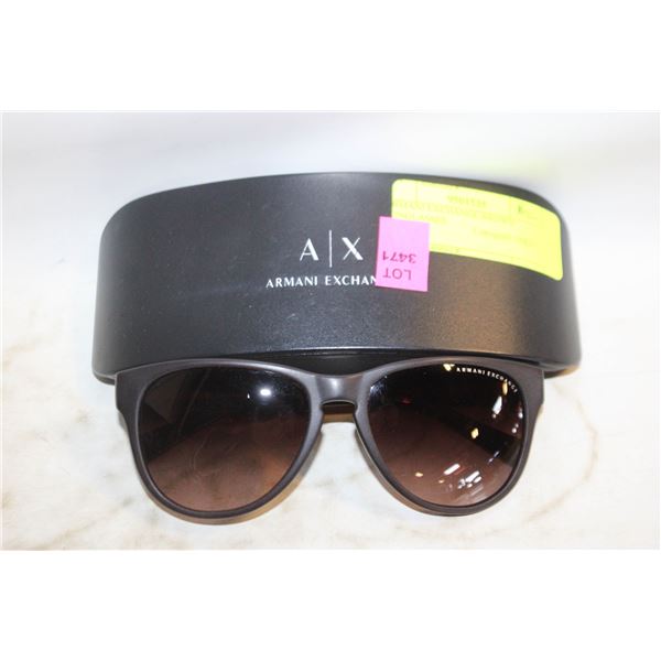 ARMANI EXCHANGE BROWN SUNGLASSES