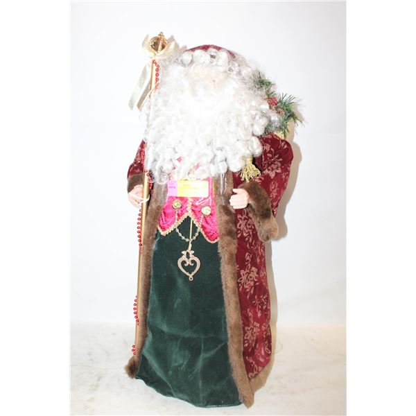 PORCELAIN FACE 24" FATHER CHRISTMAS