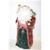Image 1 : PORCELAIN FACE 24" FATHER CHRISTMAS
