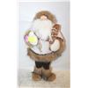 Image 1 : PORCELAIN FACE 24" FATHER CHRISTMAS