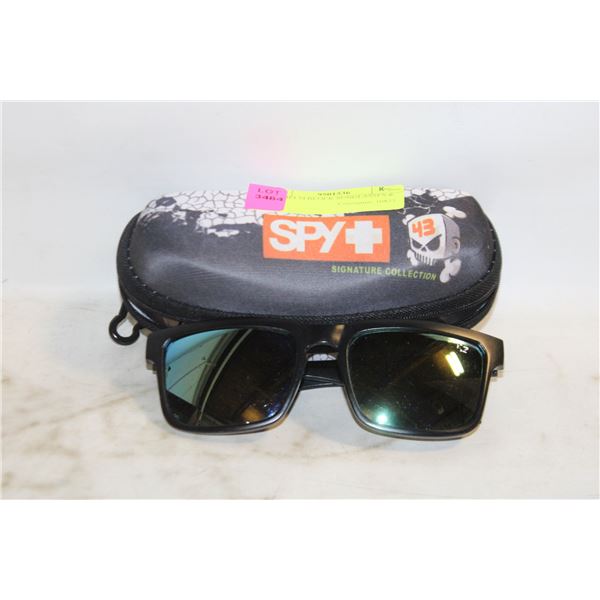 SPY HELM BLOCK SUNGLASSES & CASE