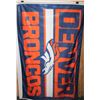 Image 1 : DENVER BRONCOS LOGO FLAG 5X3 NEW