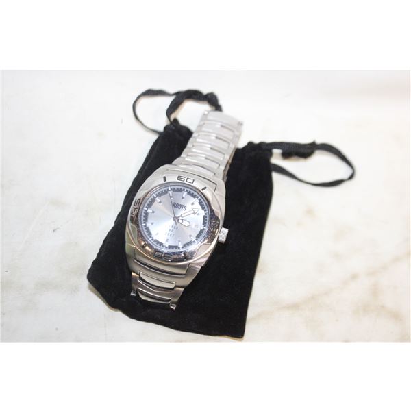ROOTS STAINLESS STEEL QUARTZ MEN'S