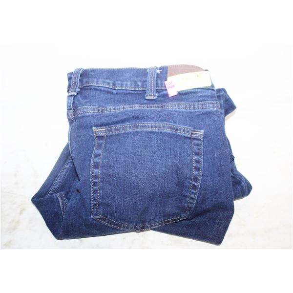 KIRKLAND MID RISE STRAIGHT CUT JEANS SIZE 36 X 30