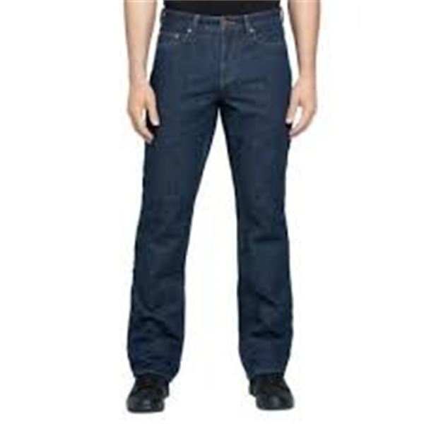NEW REALTREE MENS LINED JEANS BLUE SIZE 36 X 32