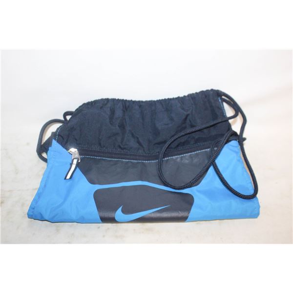 NIKE VAPOR BLUE BLACK DRAWSTRING CINCH