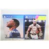 Image 1 : PS4 GAMES X2 UFC 3 PLUS FIFA 22