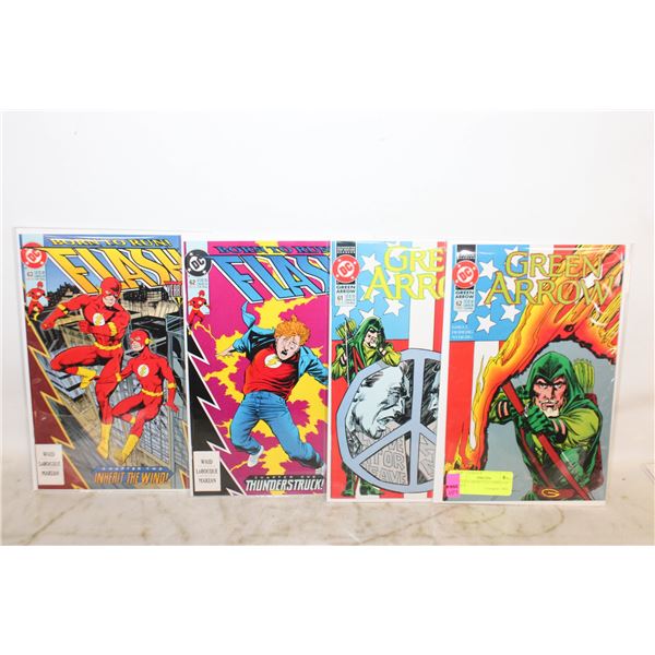 VINTAGE DETECTIVE COMICS X4 GREEN