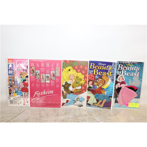 COMIC LOT X5 BEAUTY & THE BEAST X2 PLUS