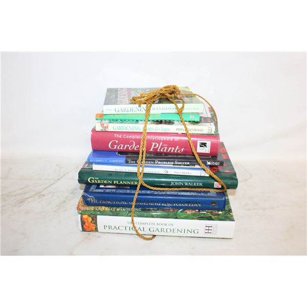 GARDENING BOOKS LOT