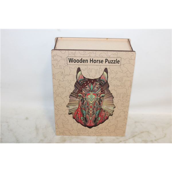 NEW WOODEN HORSE PUZZLE