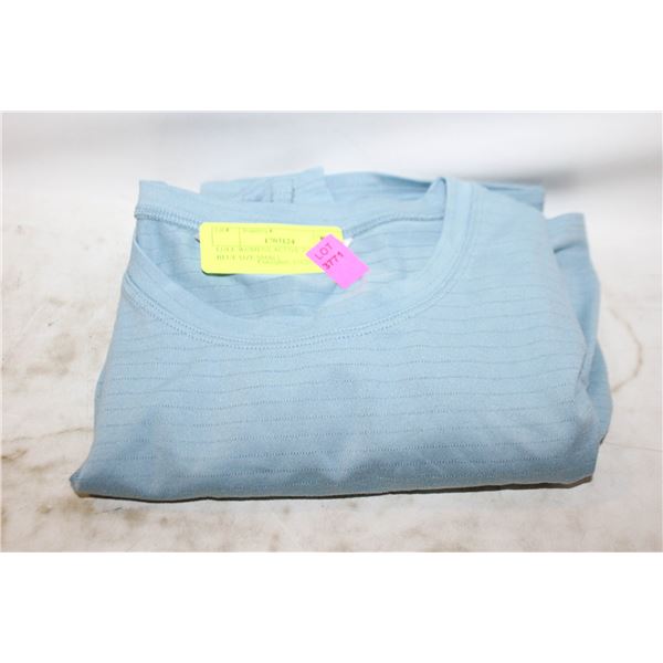 LOLE WOMENS ACTIVE T-SHIRT BLUE SIZE SMALL